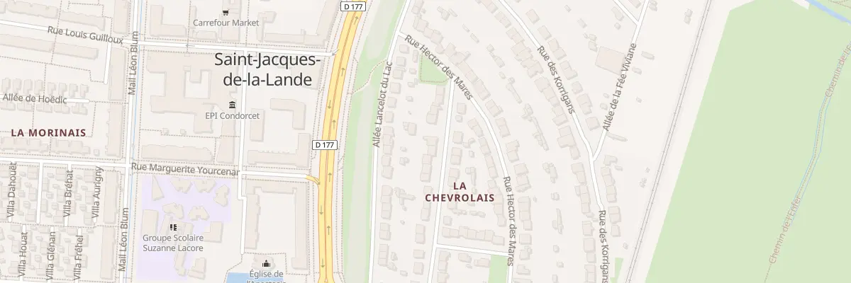 Plan du 10 Rue de la Table Ronde à Saint-Jacques-de-la-Lande