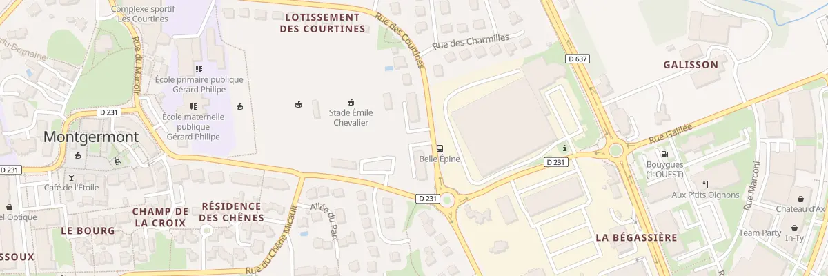 Plan du 32 Rue des Courtines à Montgermont