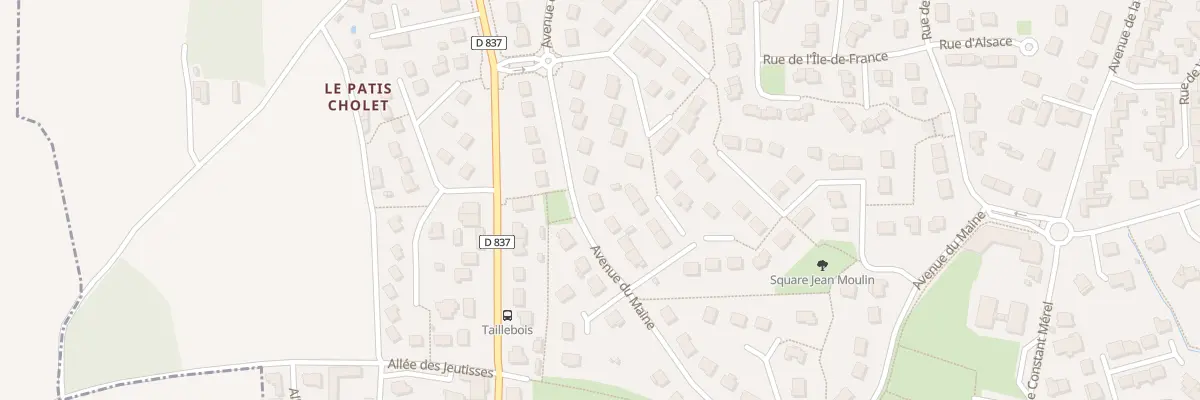 Plan du 41 Av du Maine à Chartres-de-Bretagne