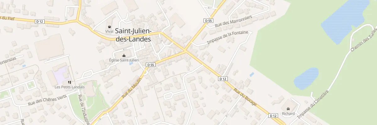 Plan du 2 Rue du Bocage à Saint-Julien-des-Landes