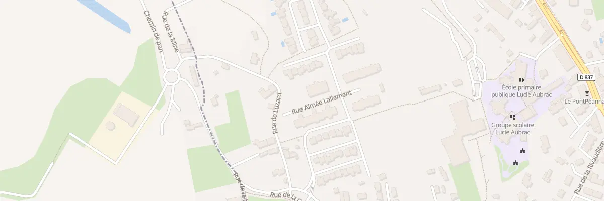 Plan du 2 Rue Aimée Lallement à Pont-Péan