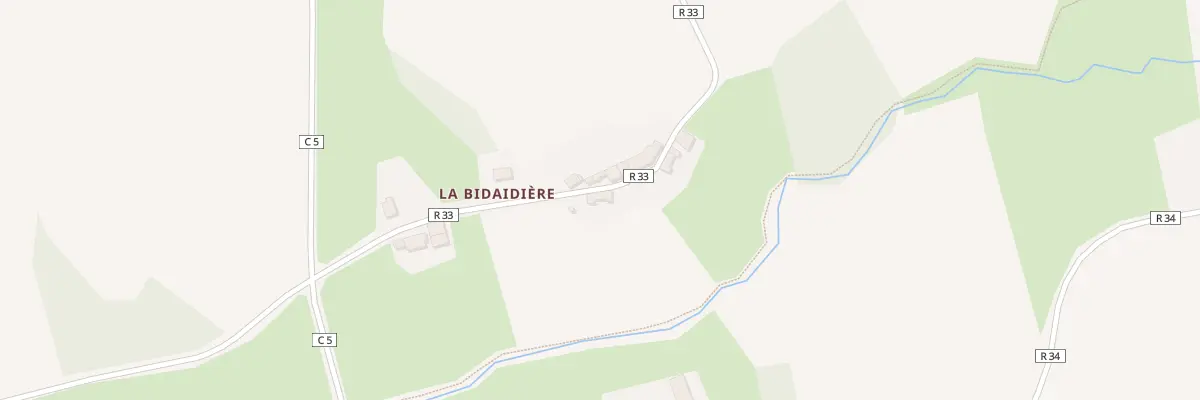 Plan du 5 La Bidaudière à La Grigonnais
