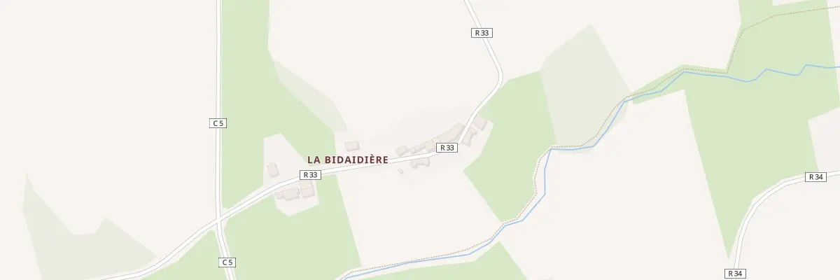 Plan du 8 La Bidaudière à La Grigonnais