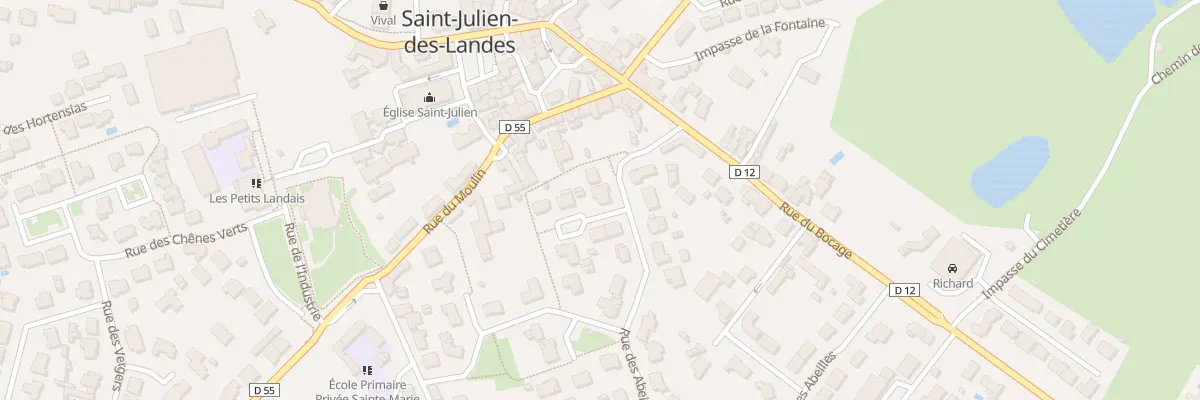 Plan du 4 Rue des Abeilles à Saint-Julien-des-Landes