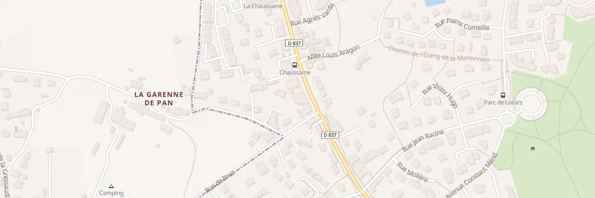 Plan du 70 Av de la Chaussairie à Chartres-de-Bretagne