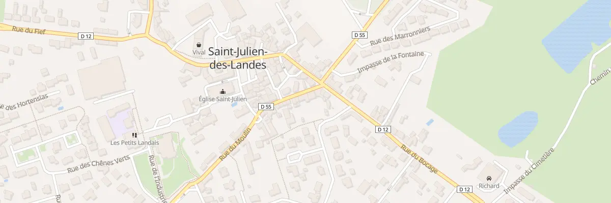 Plan du 1T Rue des Artisans à Saint-Julien-des-Landes