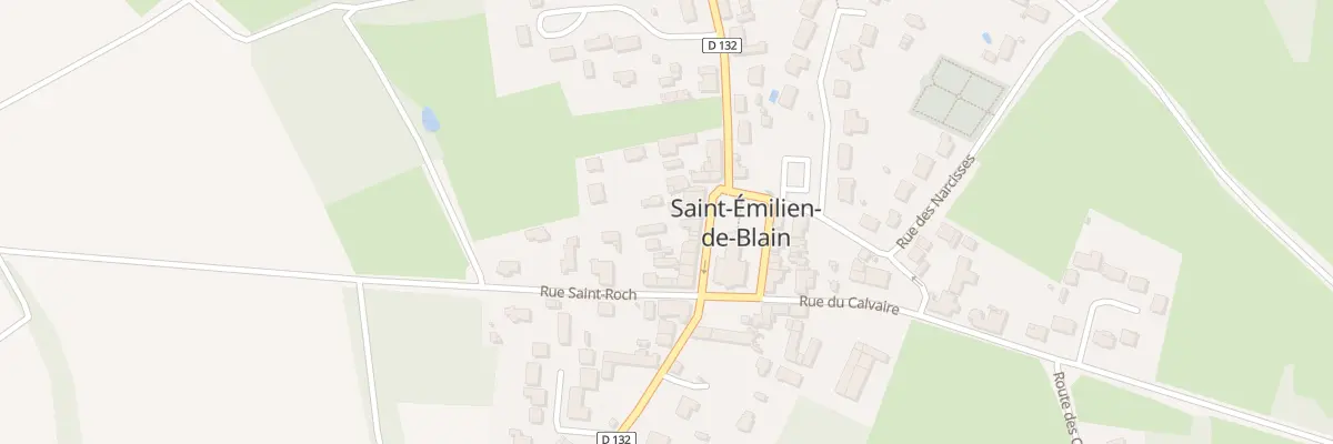 Plan du 8 Pl Saint-Emilien à Blain