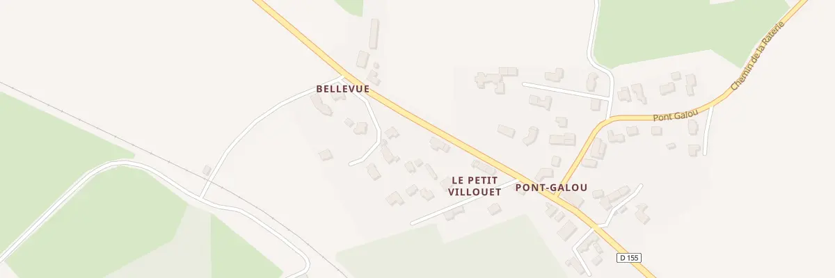 Plan du 5404 Pont Galou à Baguer-Pican