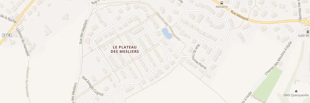 Plan du 16 Rue Andre Ampere -Querqueville à Cherbourg-en-Cotentin