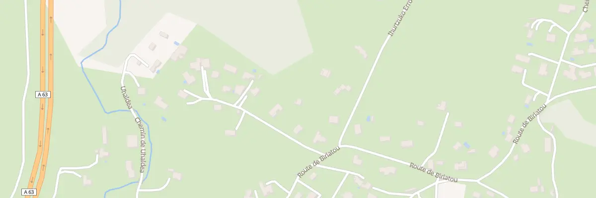 Plan du 57 Che de Ihursu à Urrugne
