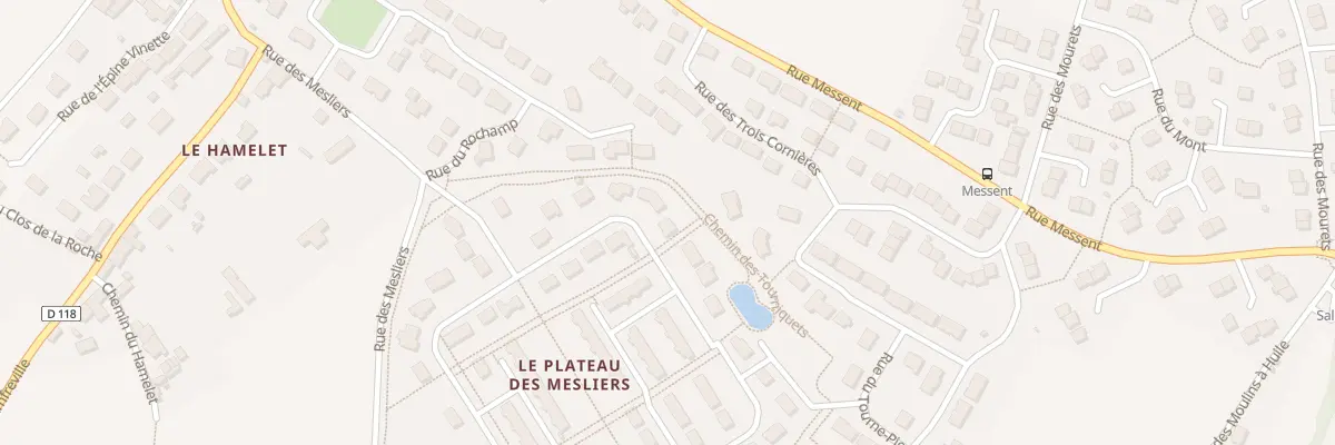 Plan du 11 Rue Andre Ampere -Querqueville à Cherbourg-en-Cotentin
