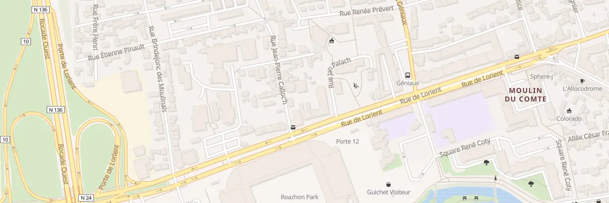 Plan du 130 Rue de Lorient à Rennes