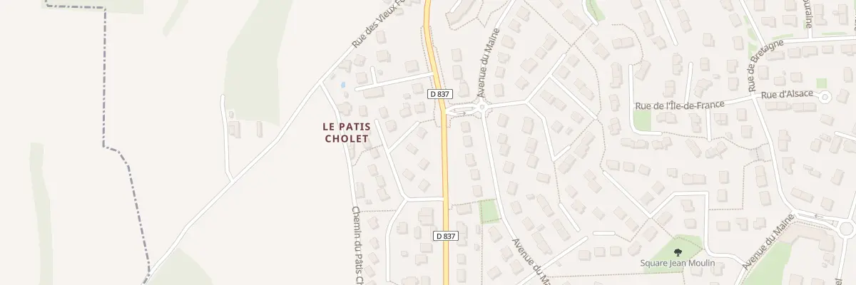Plan du 10 Rue Edmond Rostand à Chartres-de-Bretagne