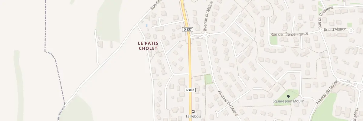 Plan du 6 Rue Edmond Rostand à Chartres-de-Bretagne