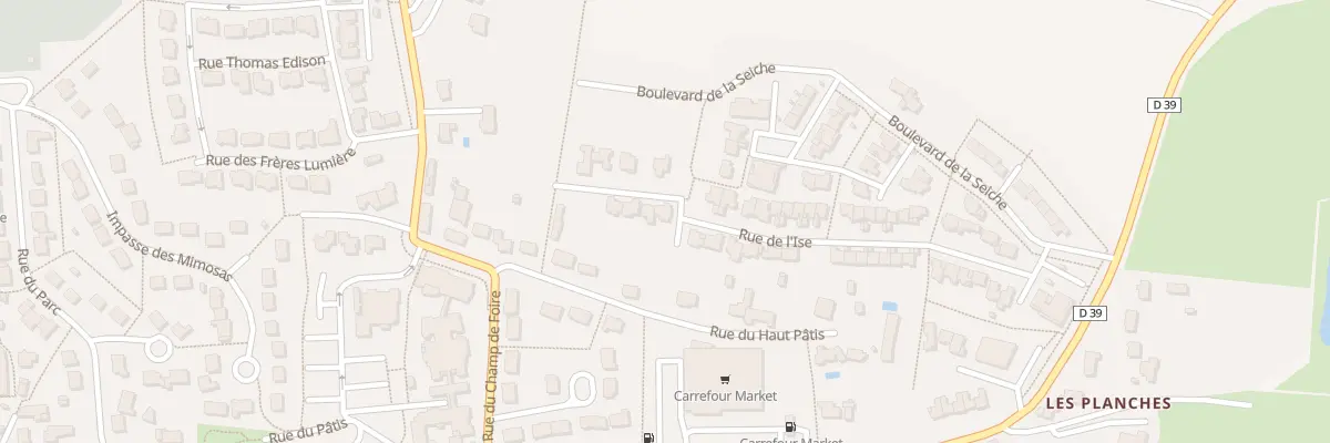 Plan du 44 Rue de l’Ise à Laillé