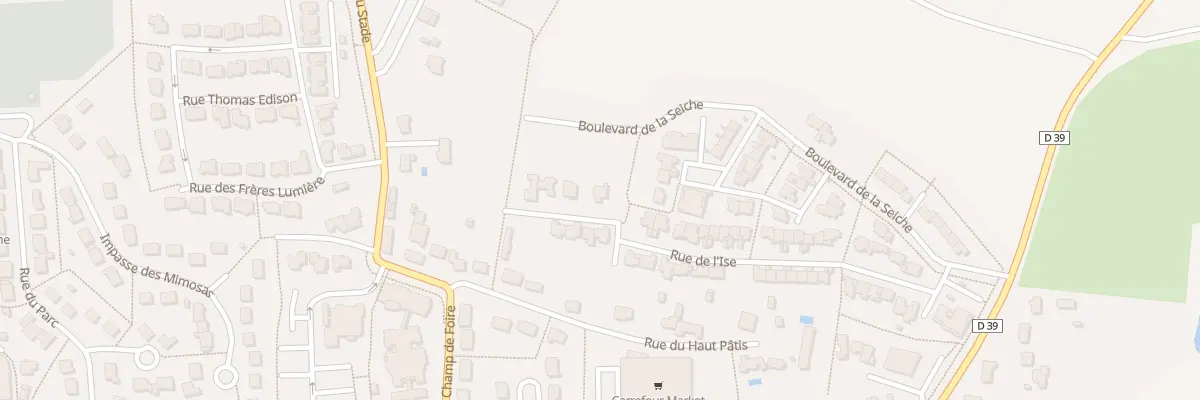 Plan du 43 Rue de l’Ise à Laillé