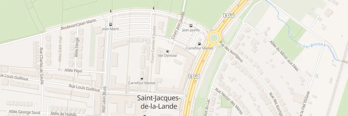 Plan du 3 All Claude Debussy à Saint-Jacques-de-la-Lande