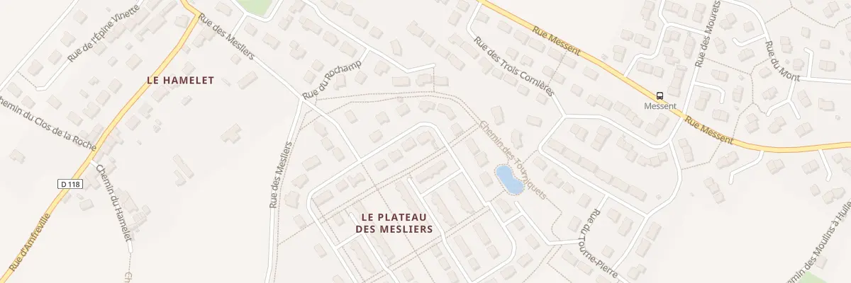 Plan du 8 Rue Andre Ampere -Querqueville à Cherbourg-en-Cotentin