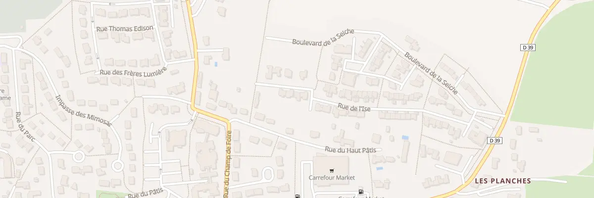Plan du 46 Rue de l’Ise à Laillé