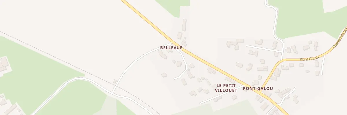 Plan du 19 Bellevue à Baguer-Pican