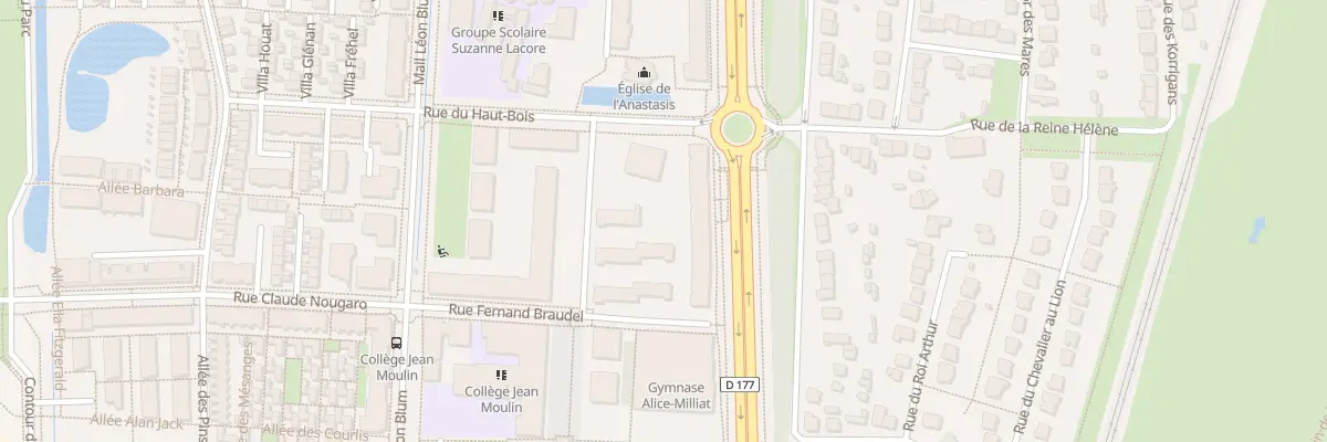 Plan du 1 Rue Léopold Sédar Senghor à Saint-Jacques-de-la-Lande