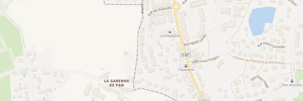 Plan du 1 Rue des Poteriats à Chartres-de-Bretagne