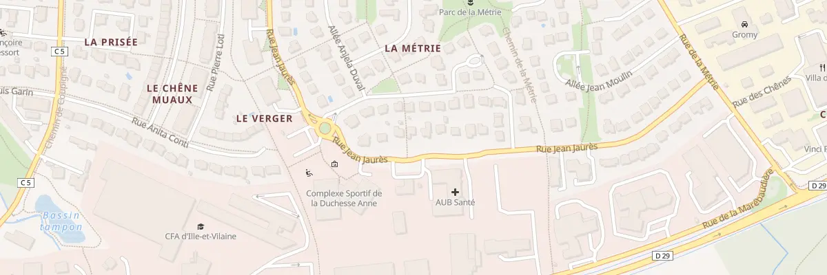 Plan du 32 Rue Jean Jaurès à Montgermont