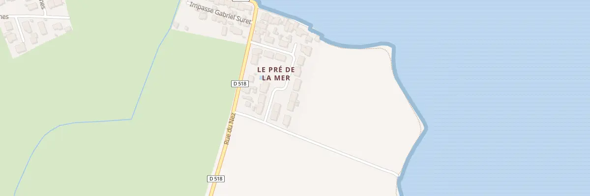 Plan du 9 Rue du Pre de la Mer Urville-N à La Hague