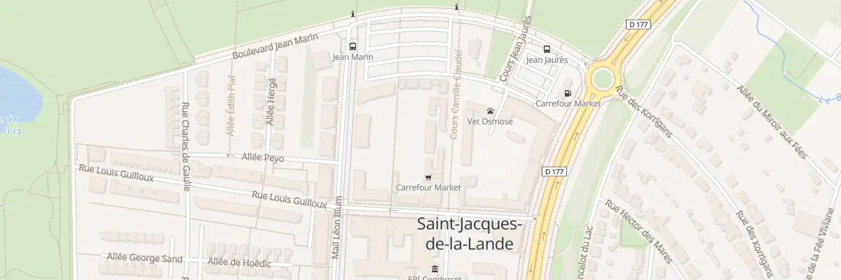 Plan du 12 Crs Camille Claudel à Saint-Jacques-de-la-Lande