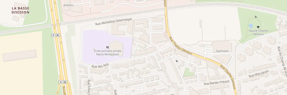 Plan du 10 Rue des Arts à Rennes