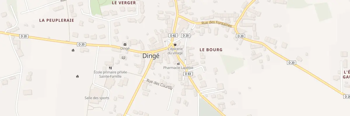 Plan du 3 Rue des Lavoirs à Dingé
