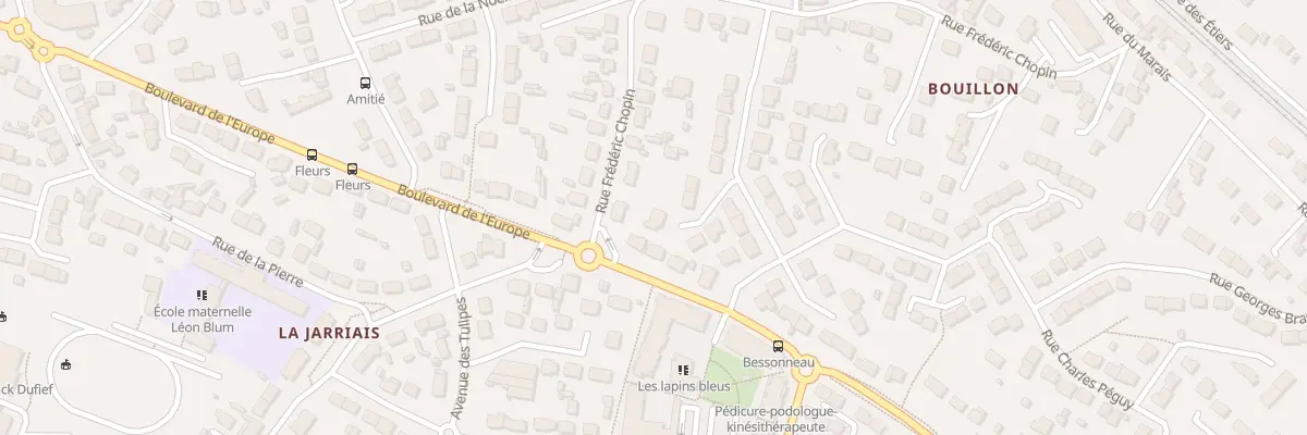 Plan du 6 Imp Jean Sébastien Bach à Couëron