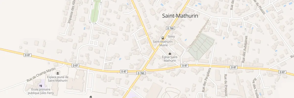 Plan du 2 Av des Sables à Saint-Mathurin