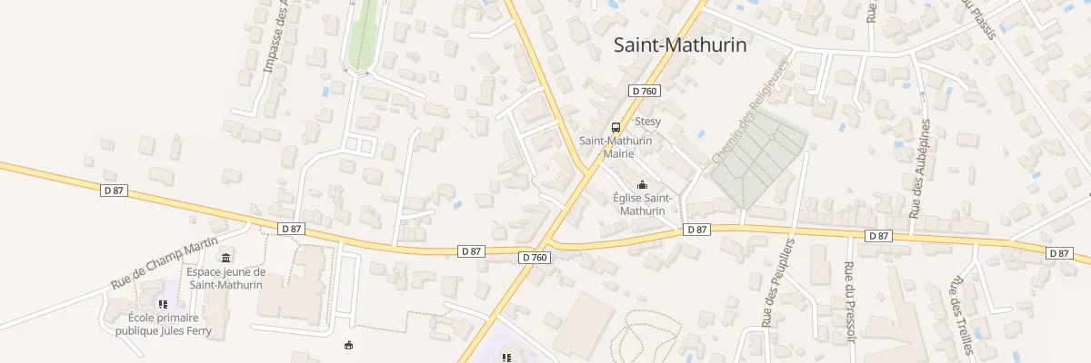 Plan du 6 Av des Sables à Saint-Mathurin