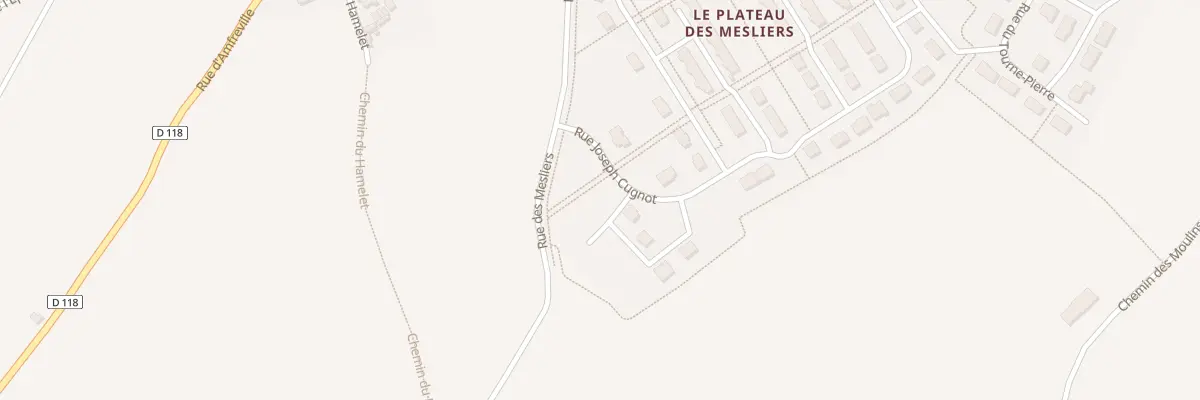 Plan du 6 Rue Joseph Cugnot à Cherbourg-en-Cotentin