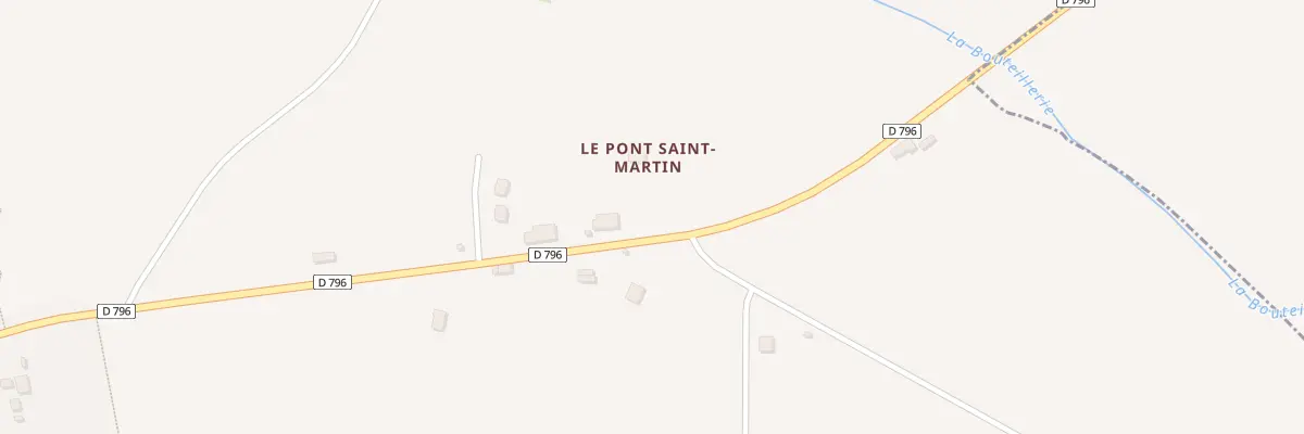 Plan du 13 Le Pont Saint Martin à Combourg