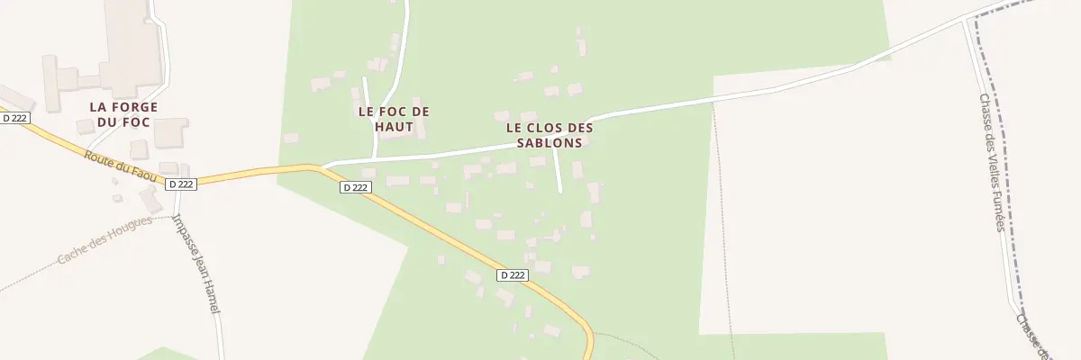 Plan du 164A Rue des Sablons à Saint-Christophe-du-Foc
