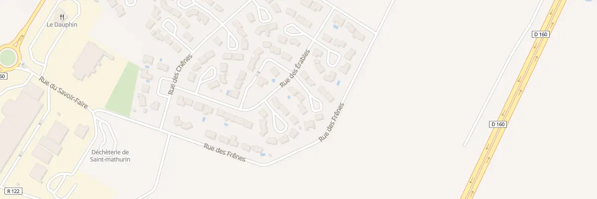 Plan du 3 Imp des Merisiers à Saint-Mathurin