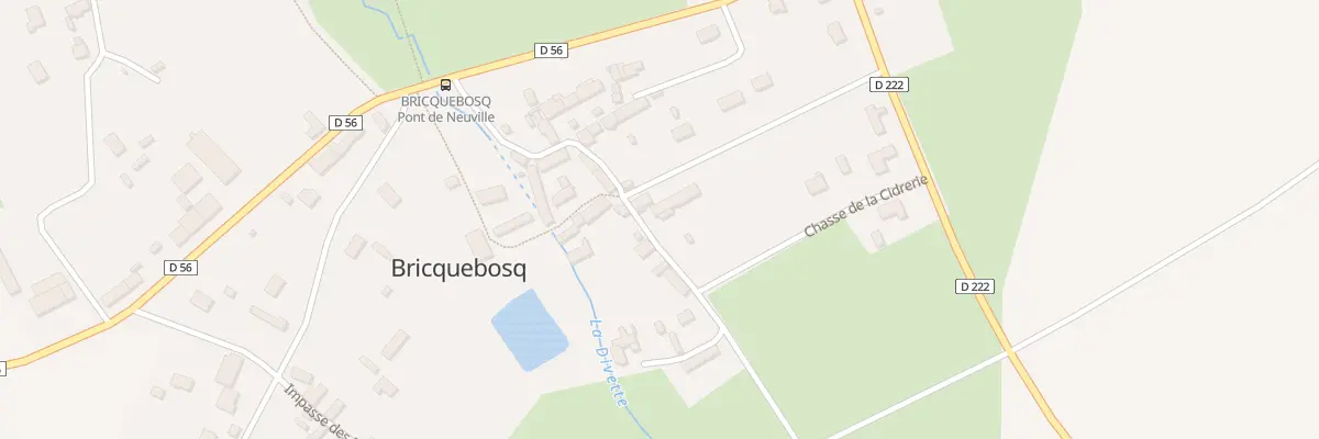 Plan du 190 Rue de la Tannerie à Bricquebosq