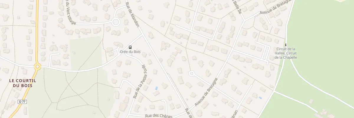 Plan du 29 Rue de Mandon à Laillé