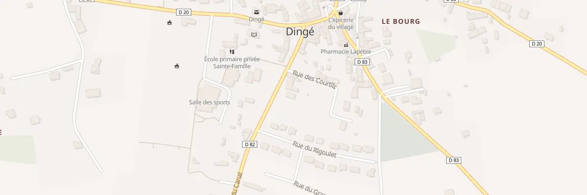 Plan du 7B Rue du Canal à Dingé