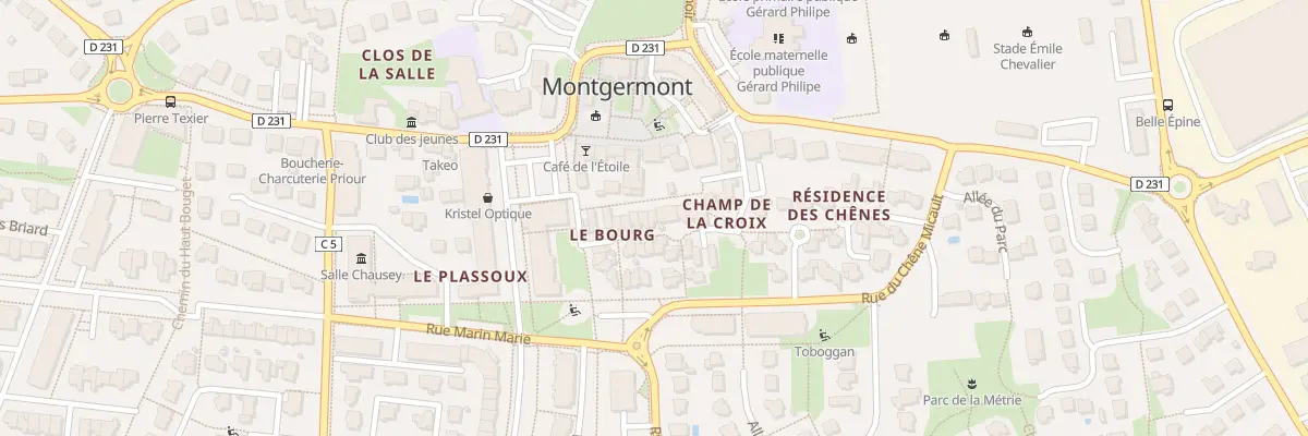 Plan du 4 All Rosenthal à Montgermont