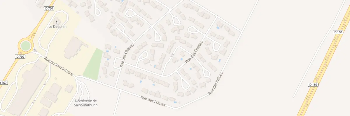Plan du 1 Rue des Châtaigniers à Saint-Mathurin