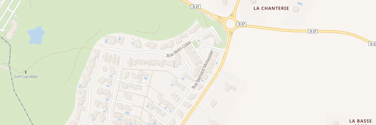 Plan du 1 Rue Alain Colas à Melesse