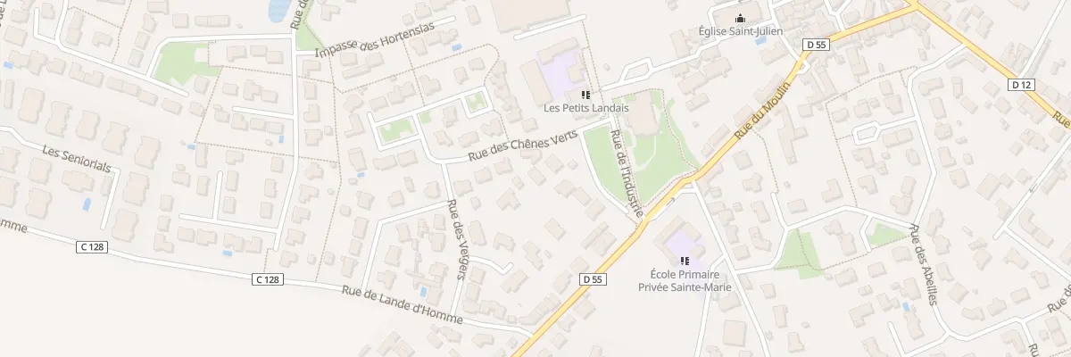 Plan du 1T Rue des Chênes verts à Saint-Julien-des-Landes