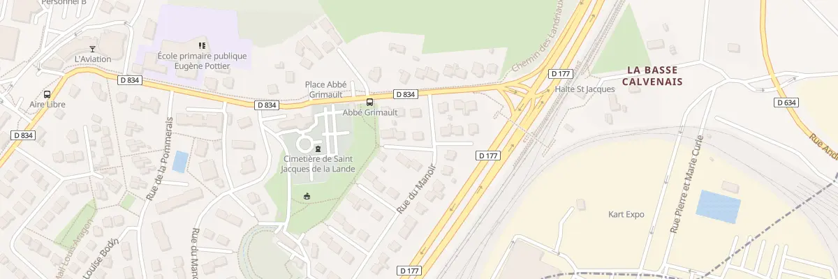 Plan du 2 Rue du Manoir à Saint-Jacques-de-la-Lande