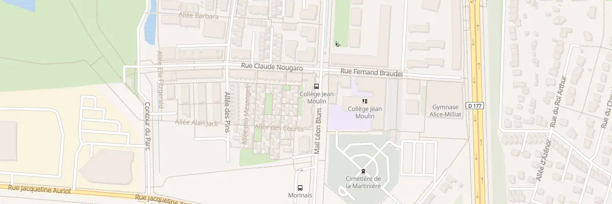Plan du 7 All des Pins à Saint-Jacques-de-la-Lande