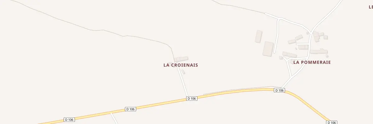 Plan du 5379 La Croienais à Guipel