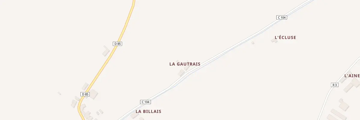 Plan du 5486 La Gautrais à Cherrueix