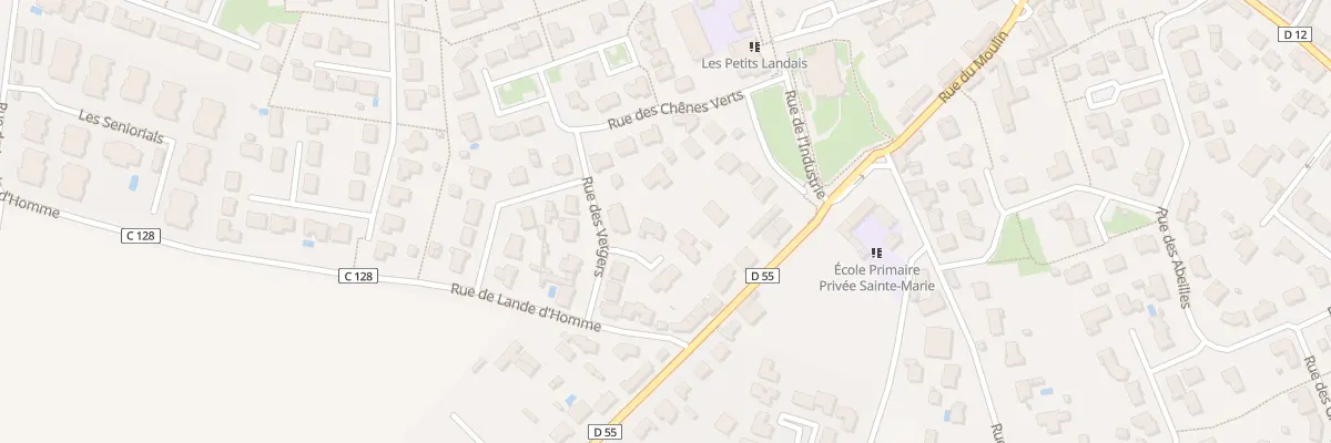 Plan du 12 Rue des Vergers à Saint-Julien-des-Landes